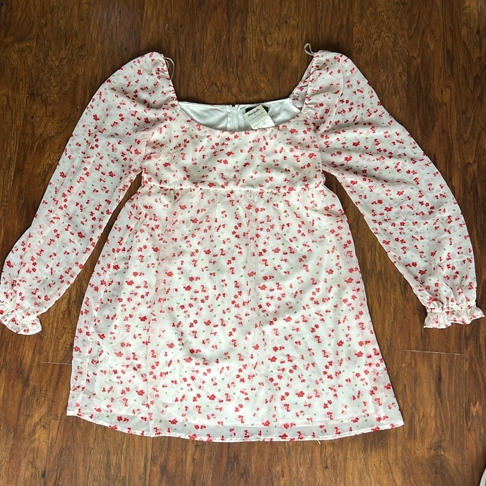 NWT Red Floral Mini Dress